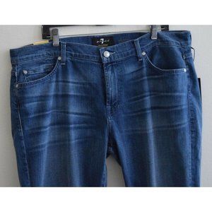 Seven For All Mankind Men's Slimmy Straight Leg Dark Foolproof Jeans 38